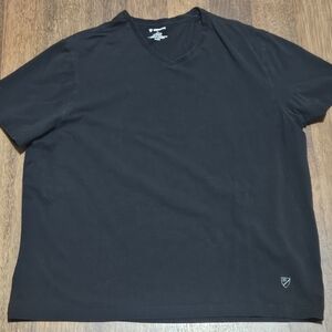 DANIEL CREMIEUX mens v neck short sleeve t-shirt SIZE XL COLOR BLACK LXL18